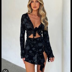 NWT. Top and skirt set